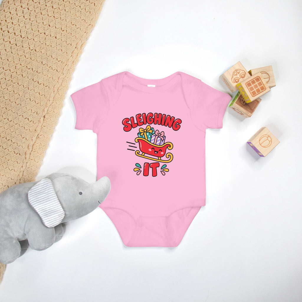 Sleighing It - Baby Onesie