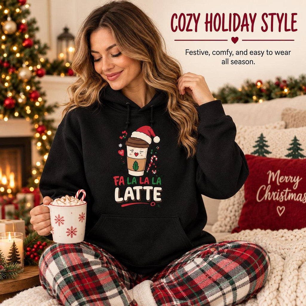 Fa La La La Latte Christmas Hoodie