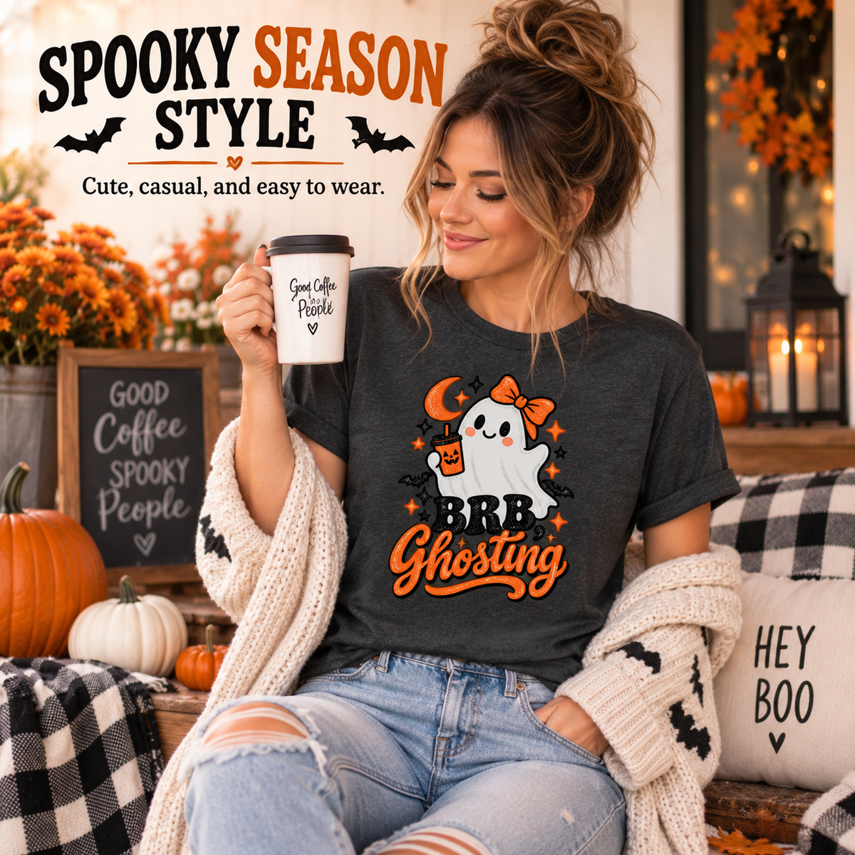 BRB Ghosting - Adult Tee