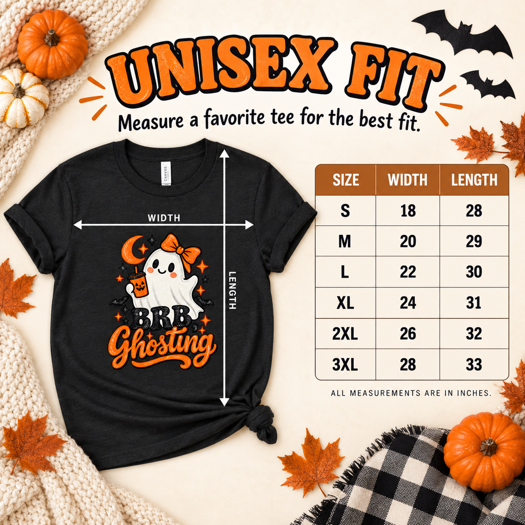 BRB Ghosting - Adult Tee