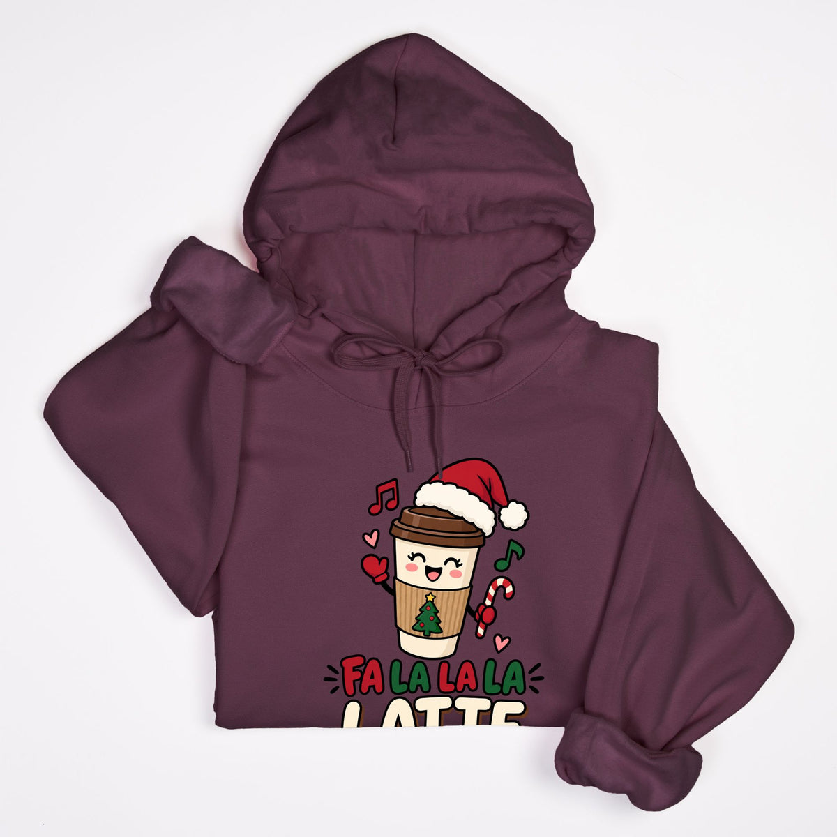 Fa-La-La-La-Latte - Adult Hoodie