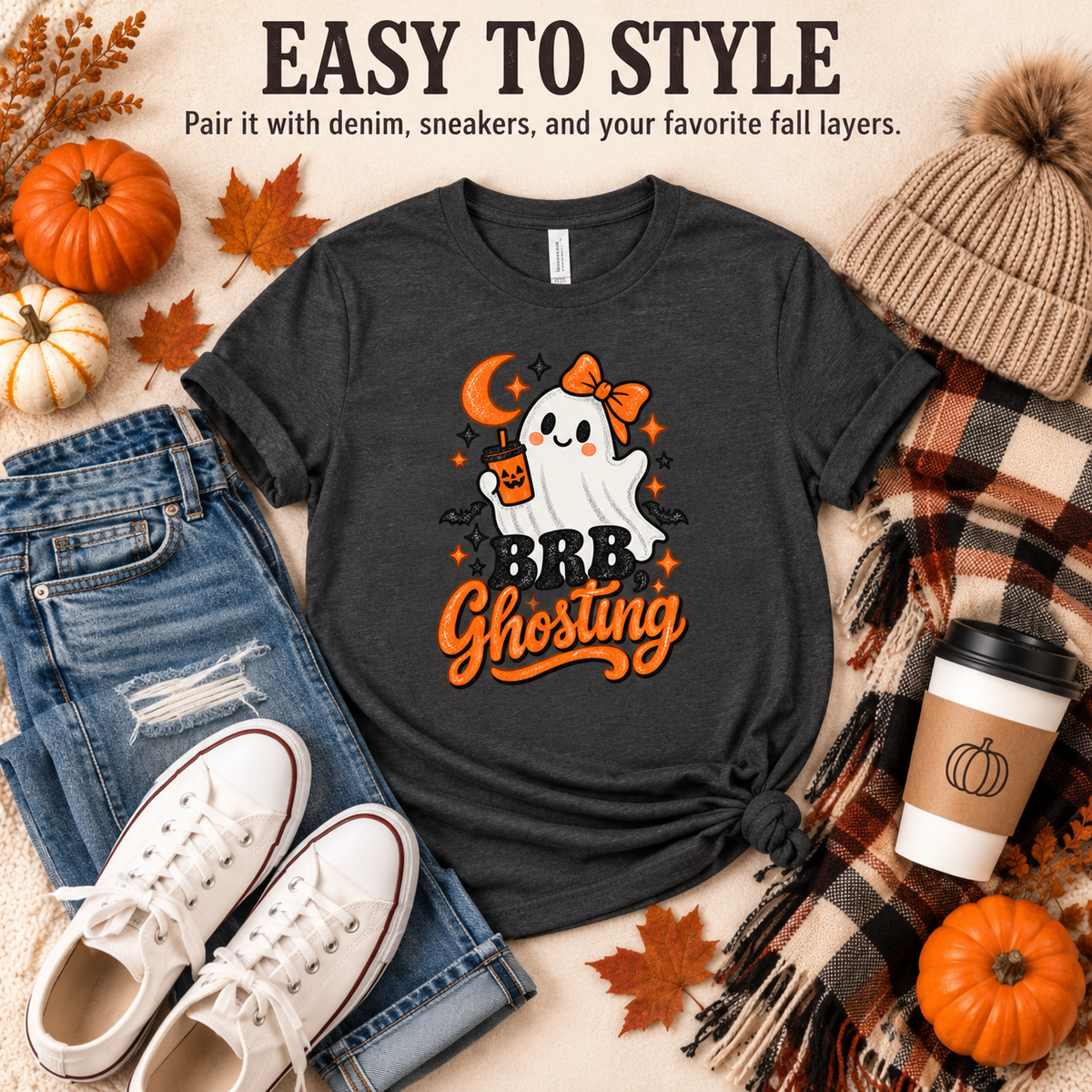 BRB Ghosting - Adult Tee