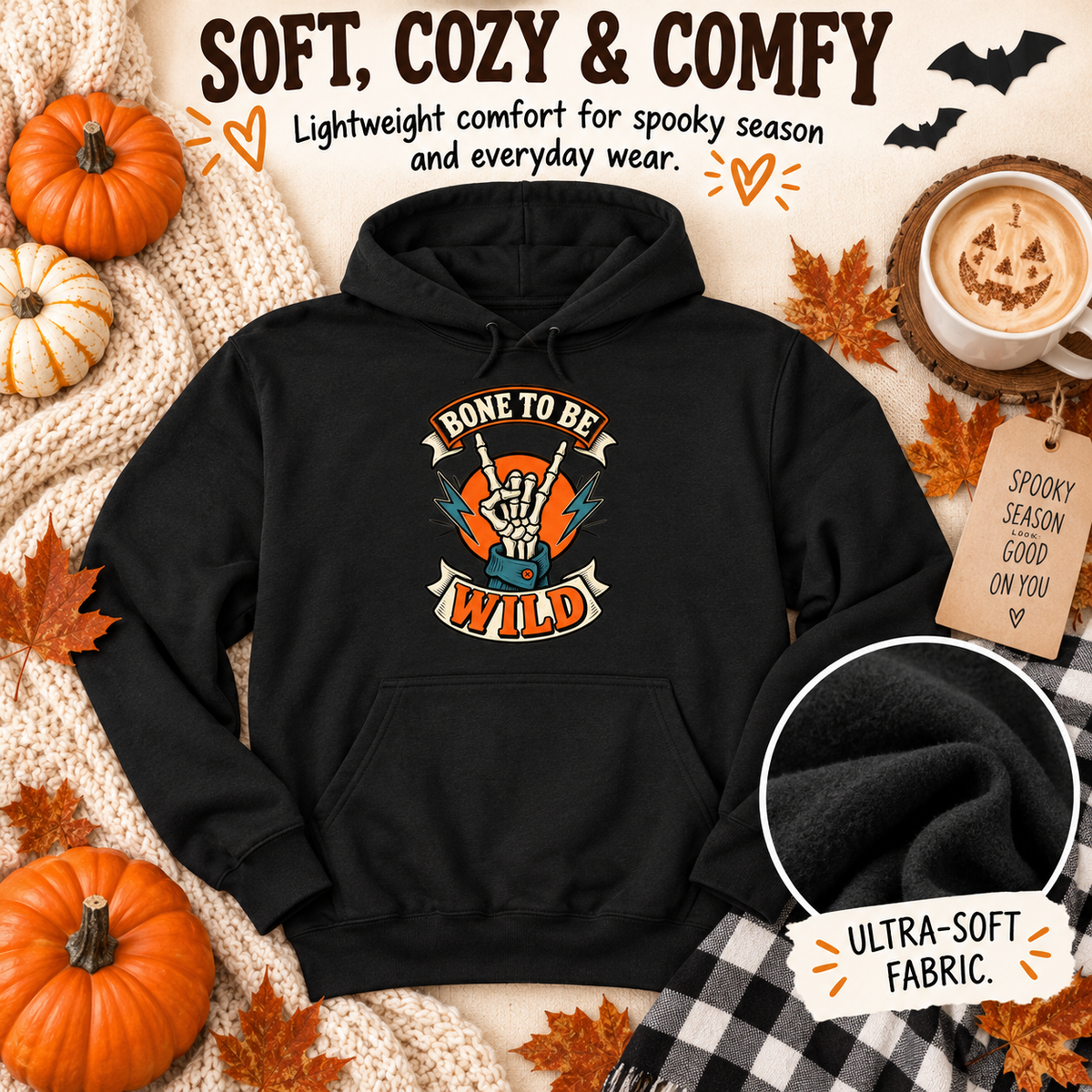 Bone to be Wild - Adut Hoodie