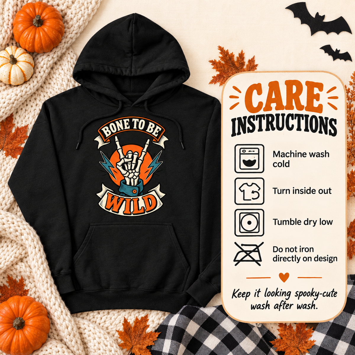 Bone to be Wild - Adut Hoodie