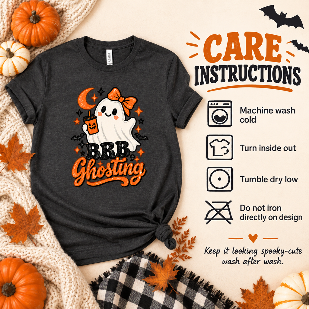 BRB Ghosting - Adult Tee