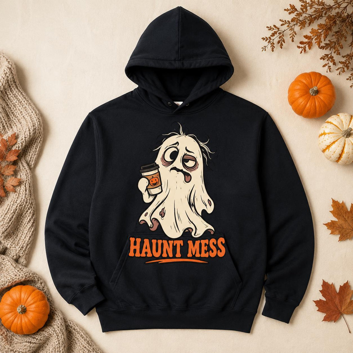 Haunt Mess Halloween Hoodie