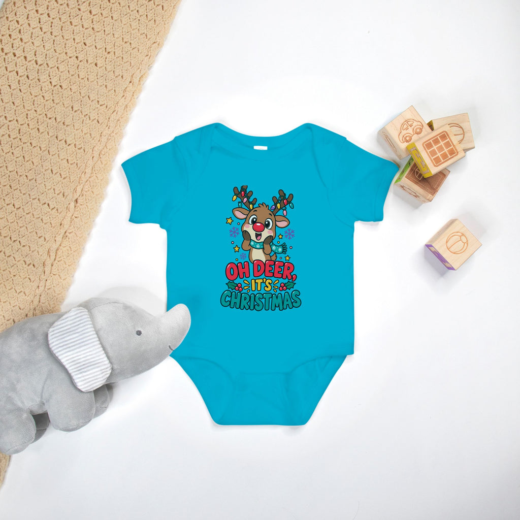 Oh Deer, It's Christmas - Baby Onesie