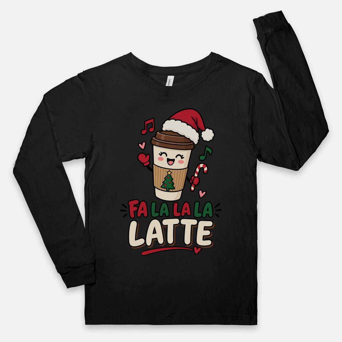 Fa La La La Latte - Adult Long Sleeve