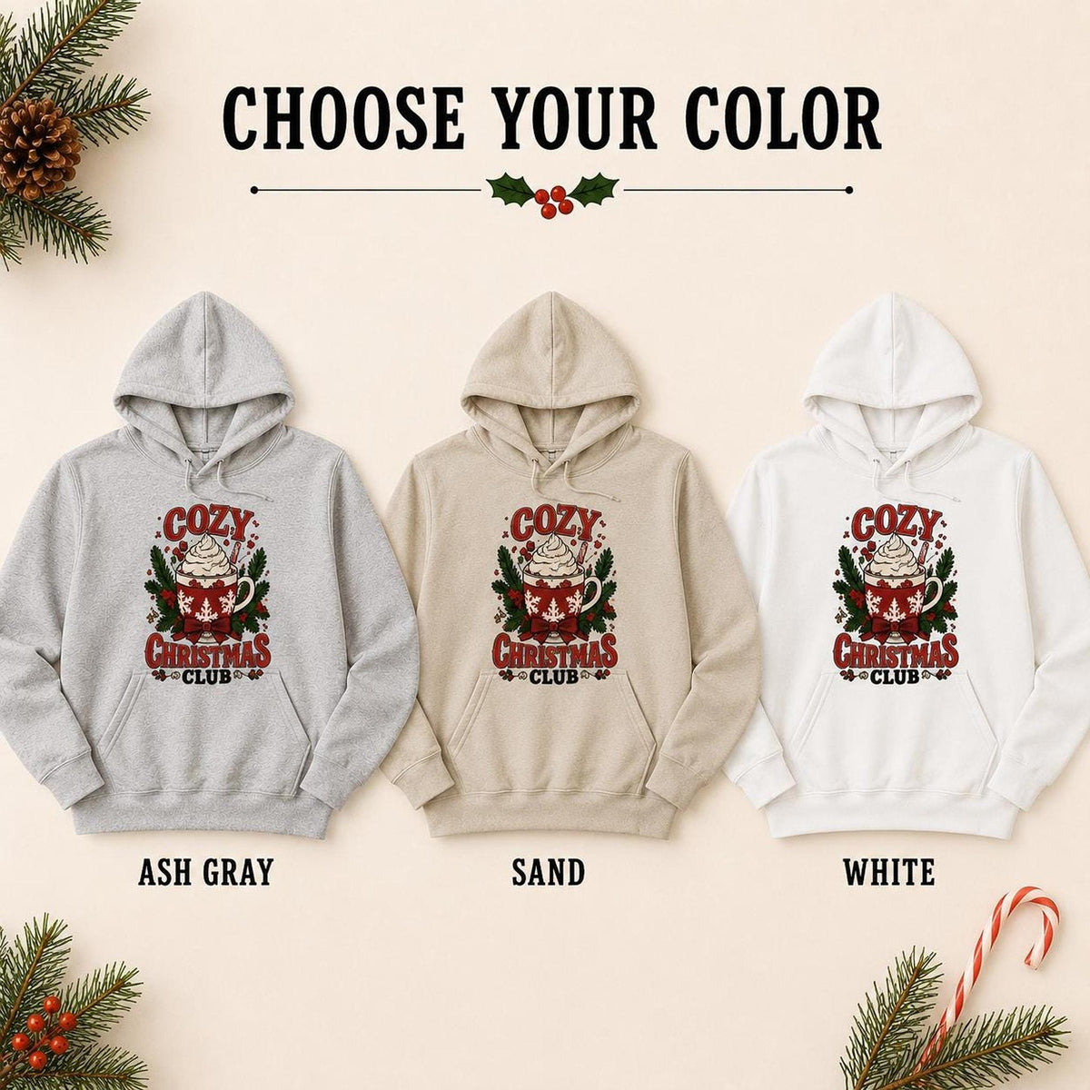 Cozy Christmas Club Hoodie