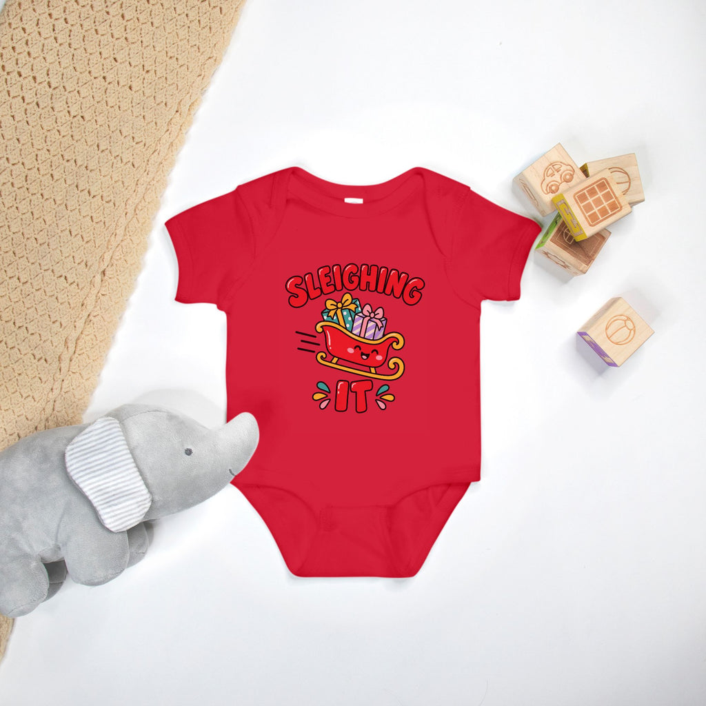 Sleighing It - Baby Onesie