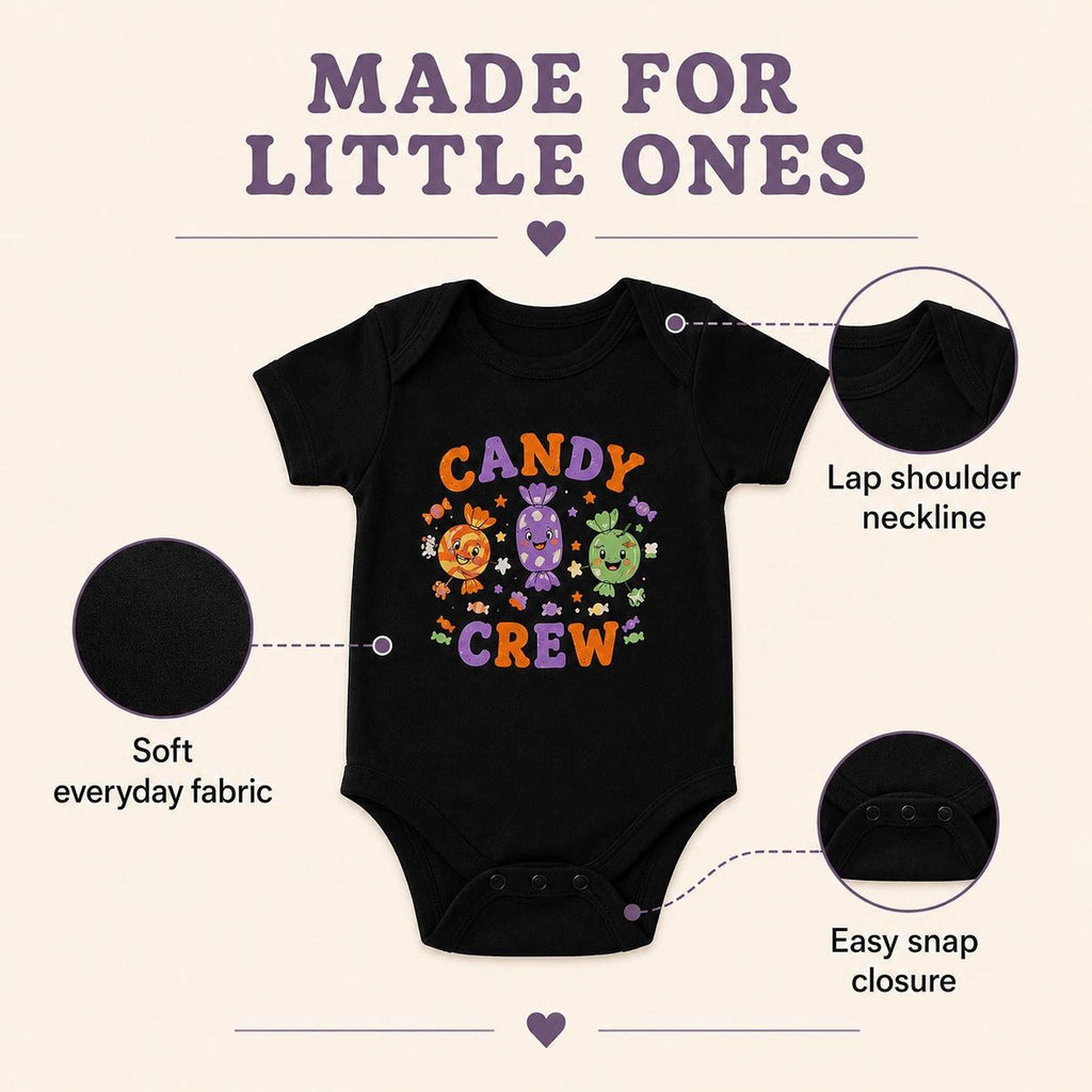 Candy Crew Baby Halloween Bodysuit
