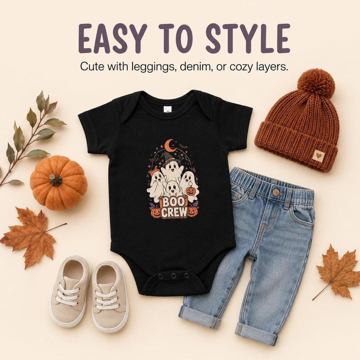Boo Crew Baby Halloween Bodysuit