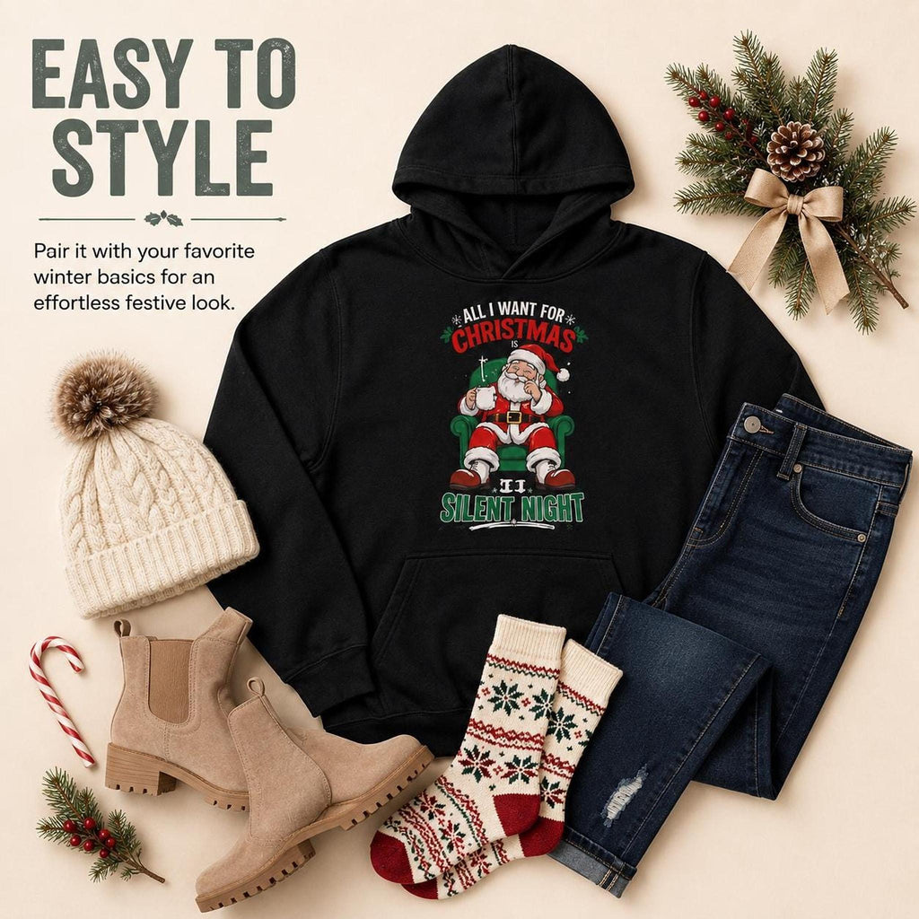 Silent Night Christmas Hoodie