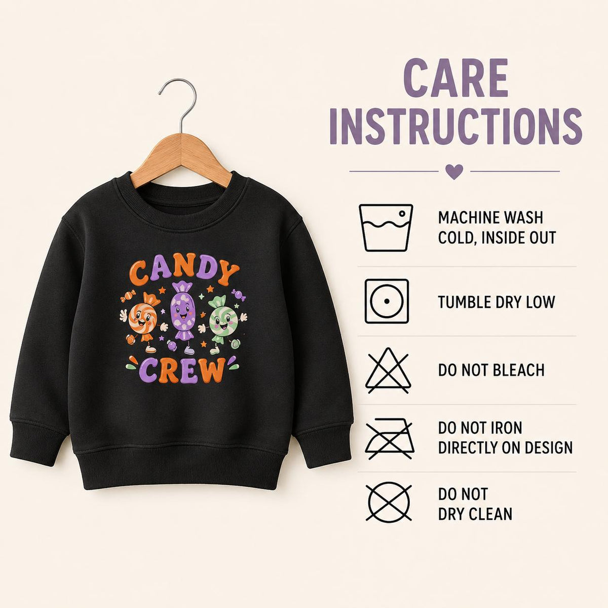 Candy Crew Toddler Halloween Sweatshirt