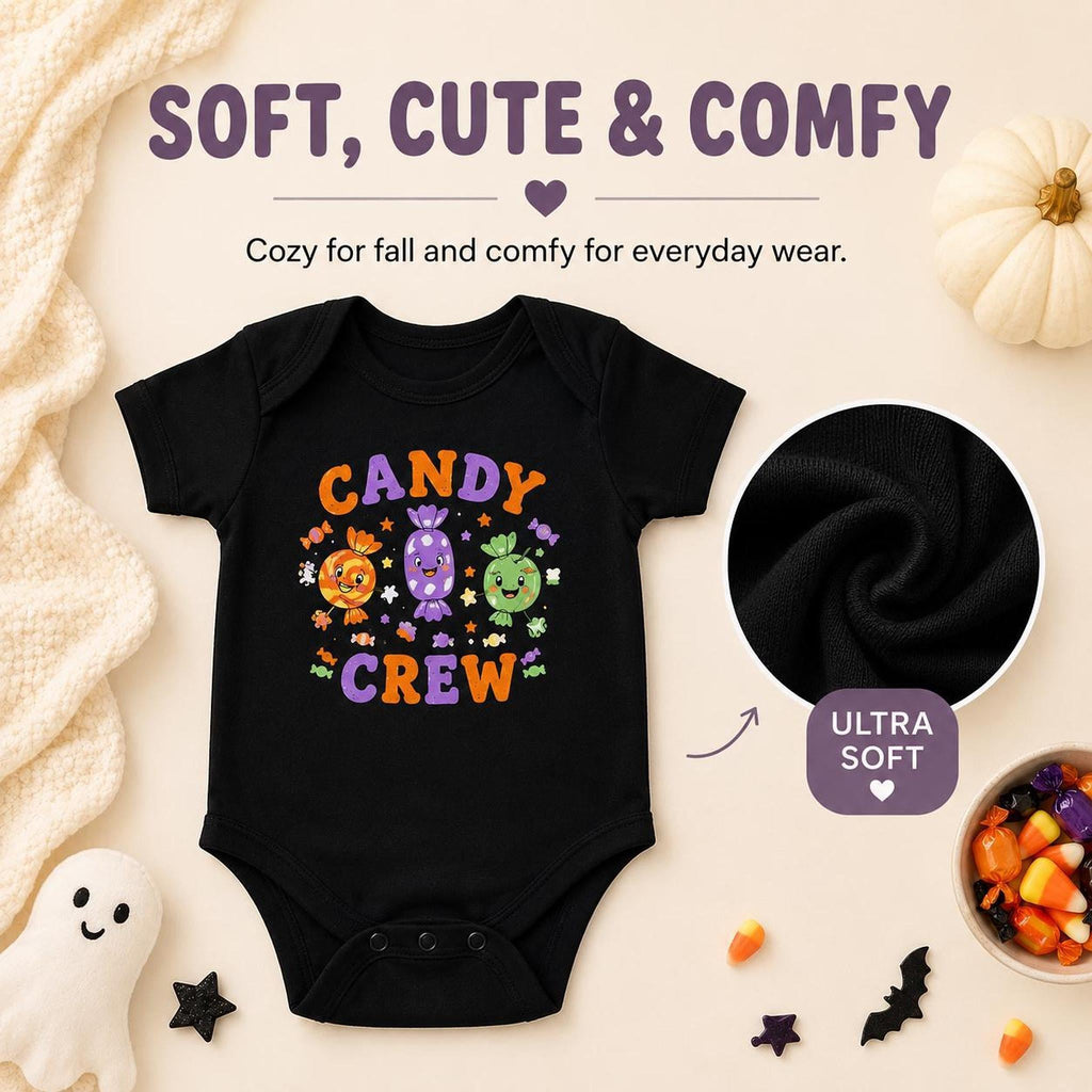Candy Crew Baby Halloween Bodysuit