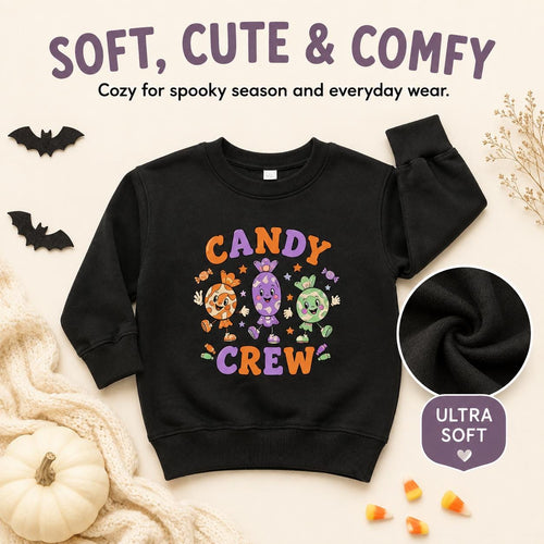 Candy Crew Toddler Halloween Sweatshirt