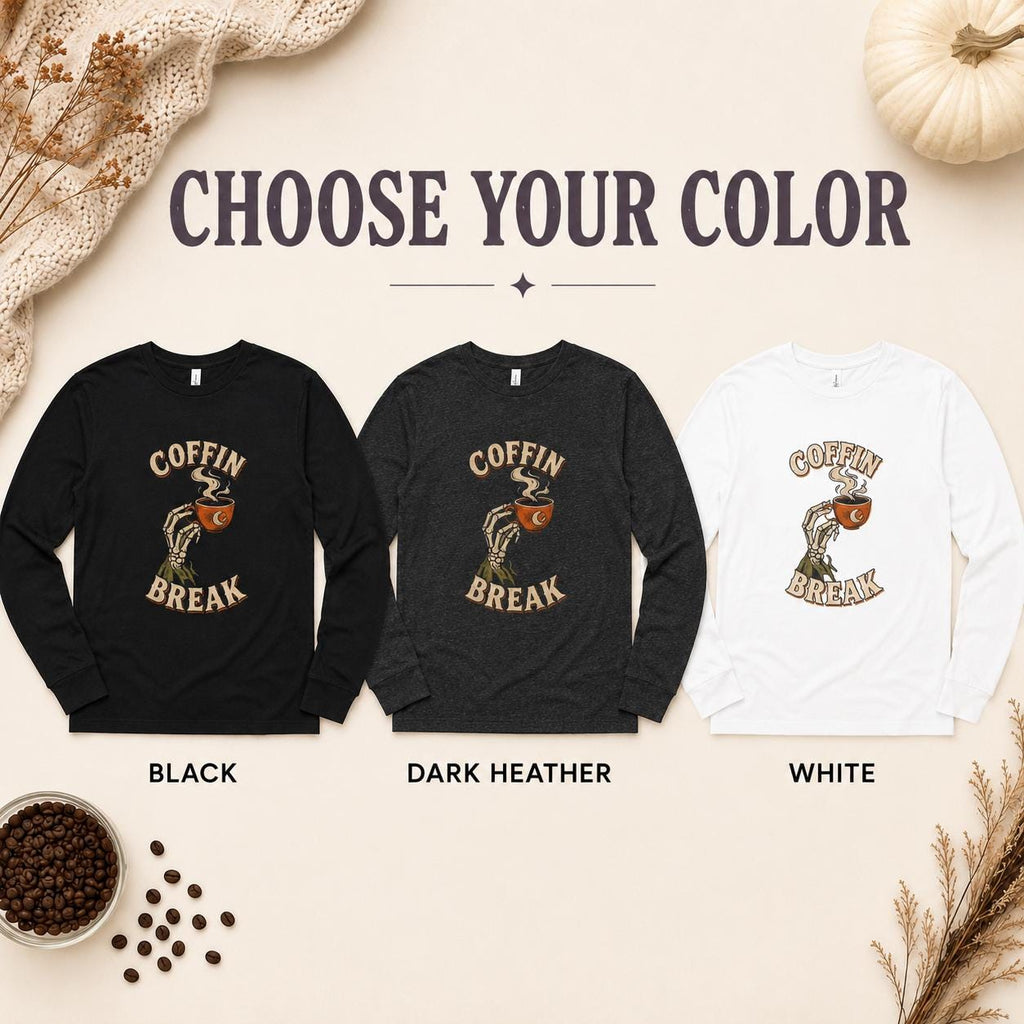 Coffin Break Halloween Long Sleeve