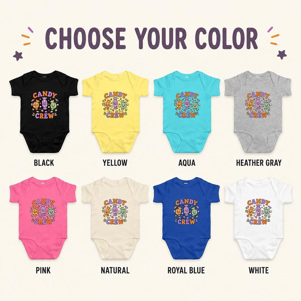 Candy Crew Baby Halloween Bodysuit