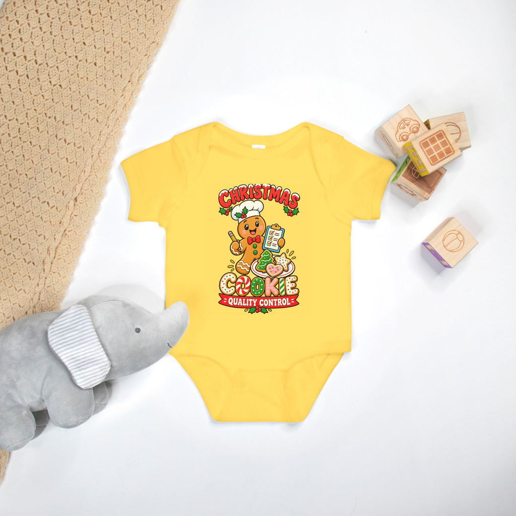 Christmas Cookie Quality Control - Baby Onesie
