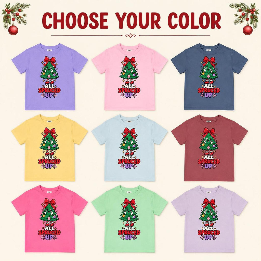 All Spruced Up Youth Christmas Tee