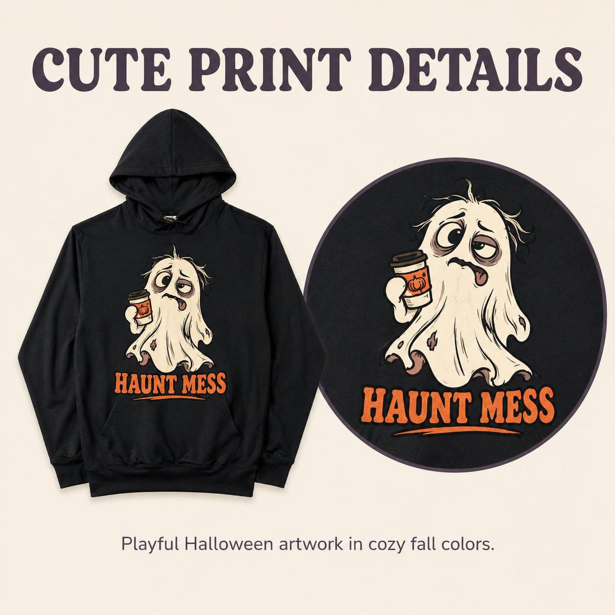 Haunt Mess Halloween Hoodie