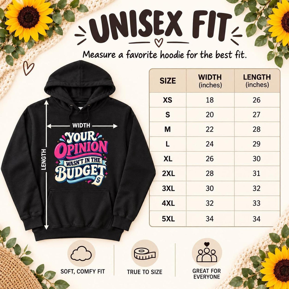 Sarcastic Budget Humor Lightweight Hoodie, Retro Graphic Sweatshirt, Sassy Gift for Her