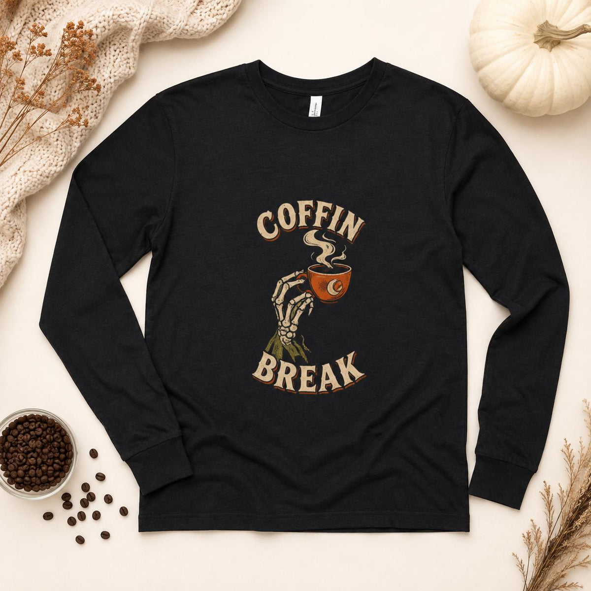 Coffin Break Halloween Long Sleeve