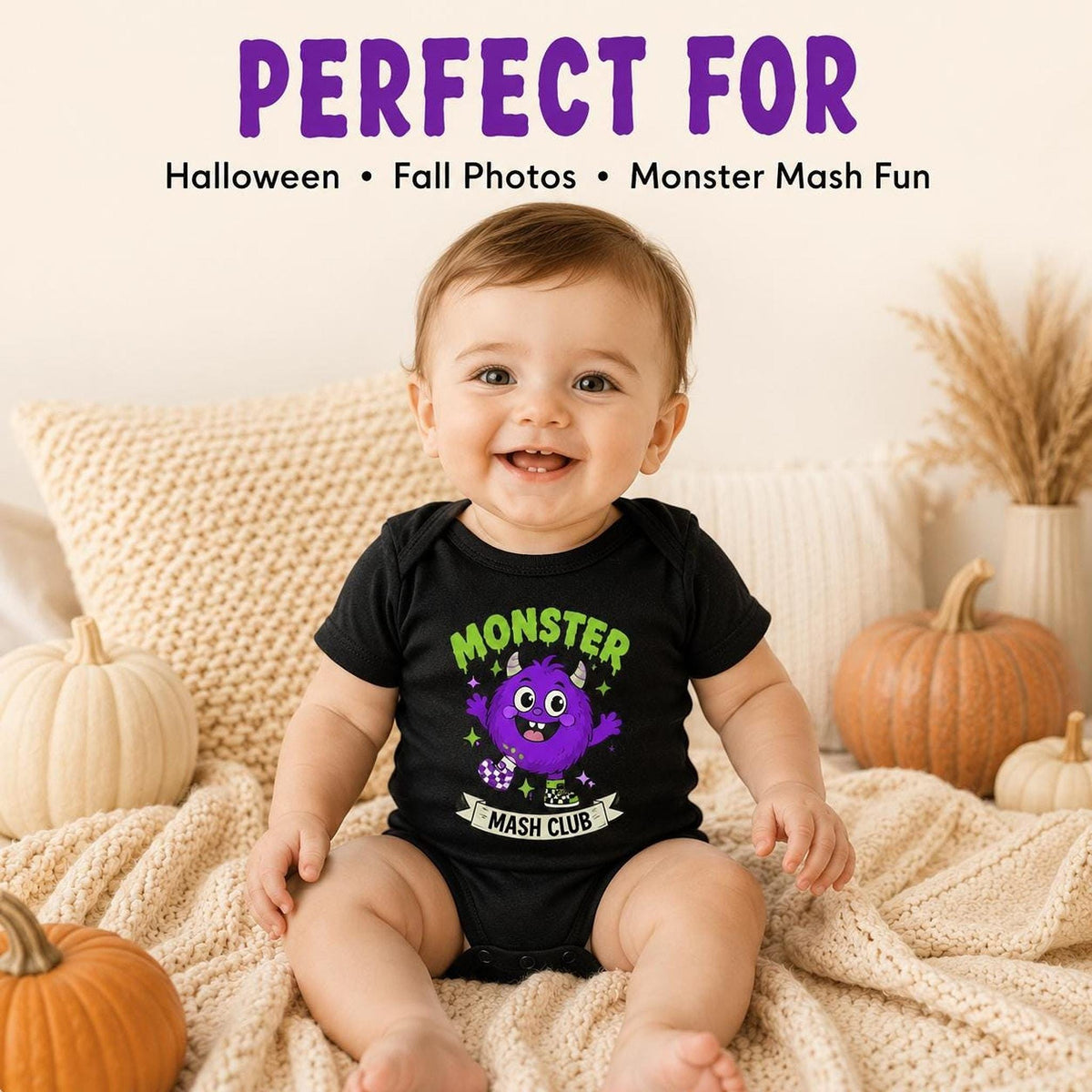 Monster Mash Club Baby Bodysuit