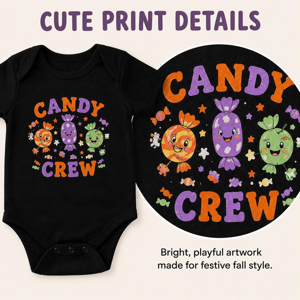 Candy Crew Baby Halloween Bodysuit