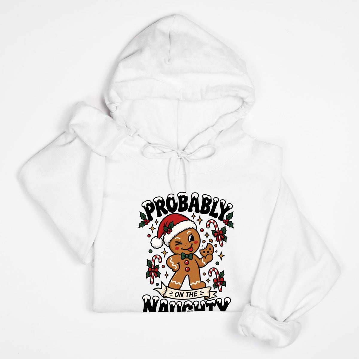 Probably on the Naughty List - Adult Hoodie
