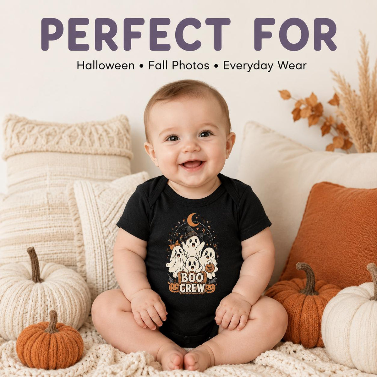 Boo Crew Baby Halloween Bodysuit
