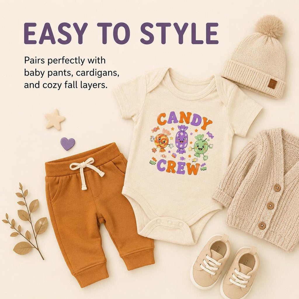 Candy Crew Baby Halloween Bodysuit