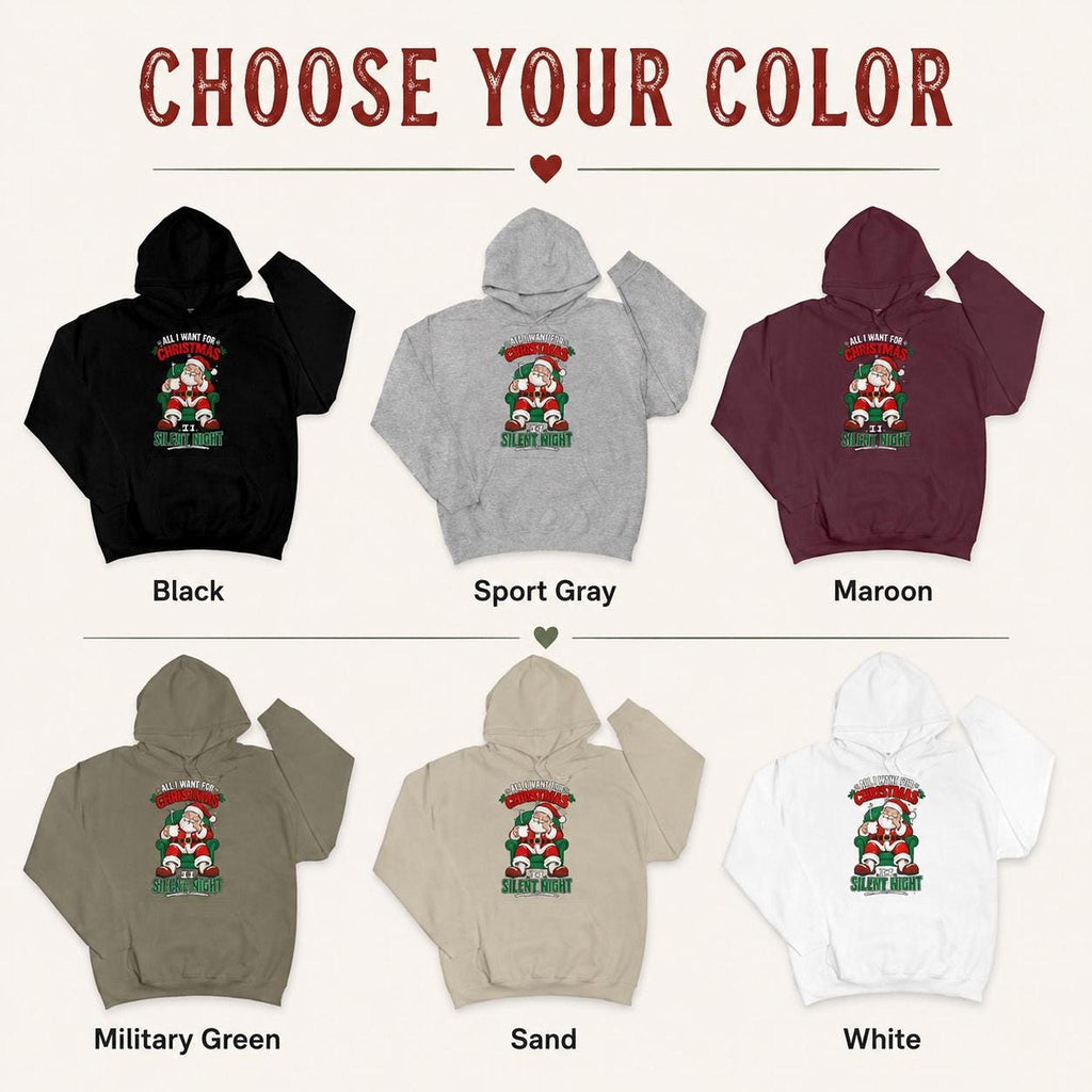 Silent Night Christmas Hoodie