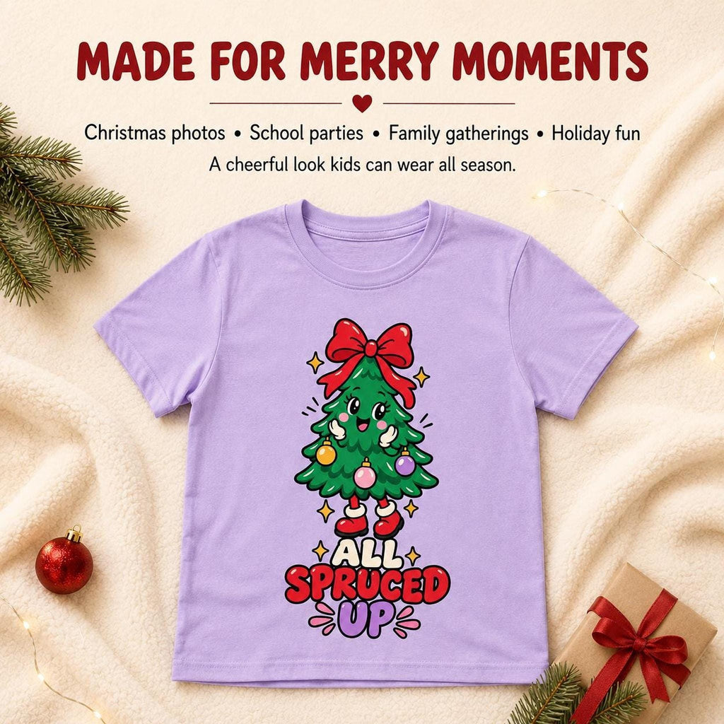 All Spruced Up Youth Christmas Tee