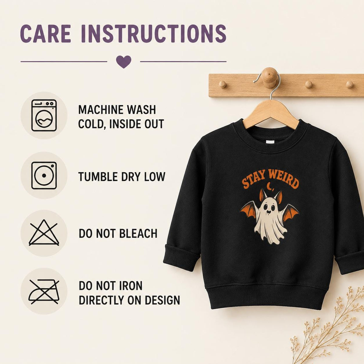 Stay Weird Halloween Sweatshirt