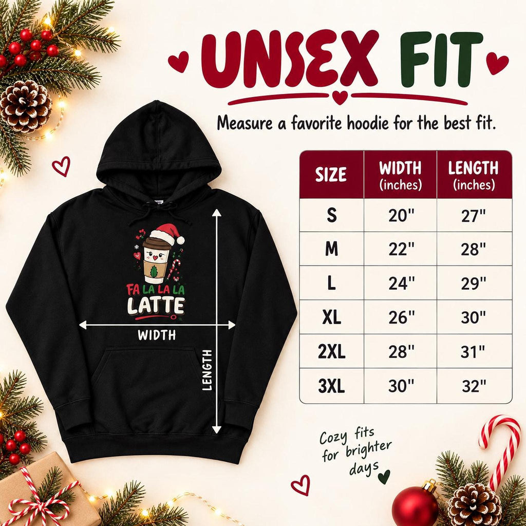 Fa La La La Latte Christmas Hoodie
