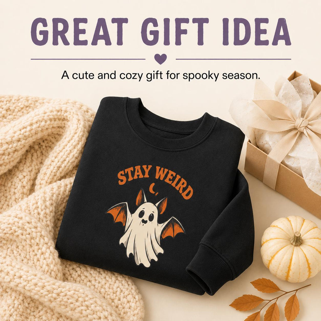Stay Weird Halloween Sweatshirt