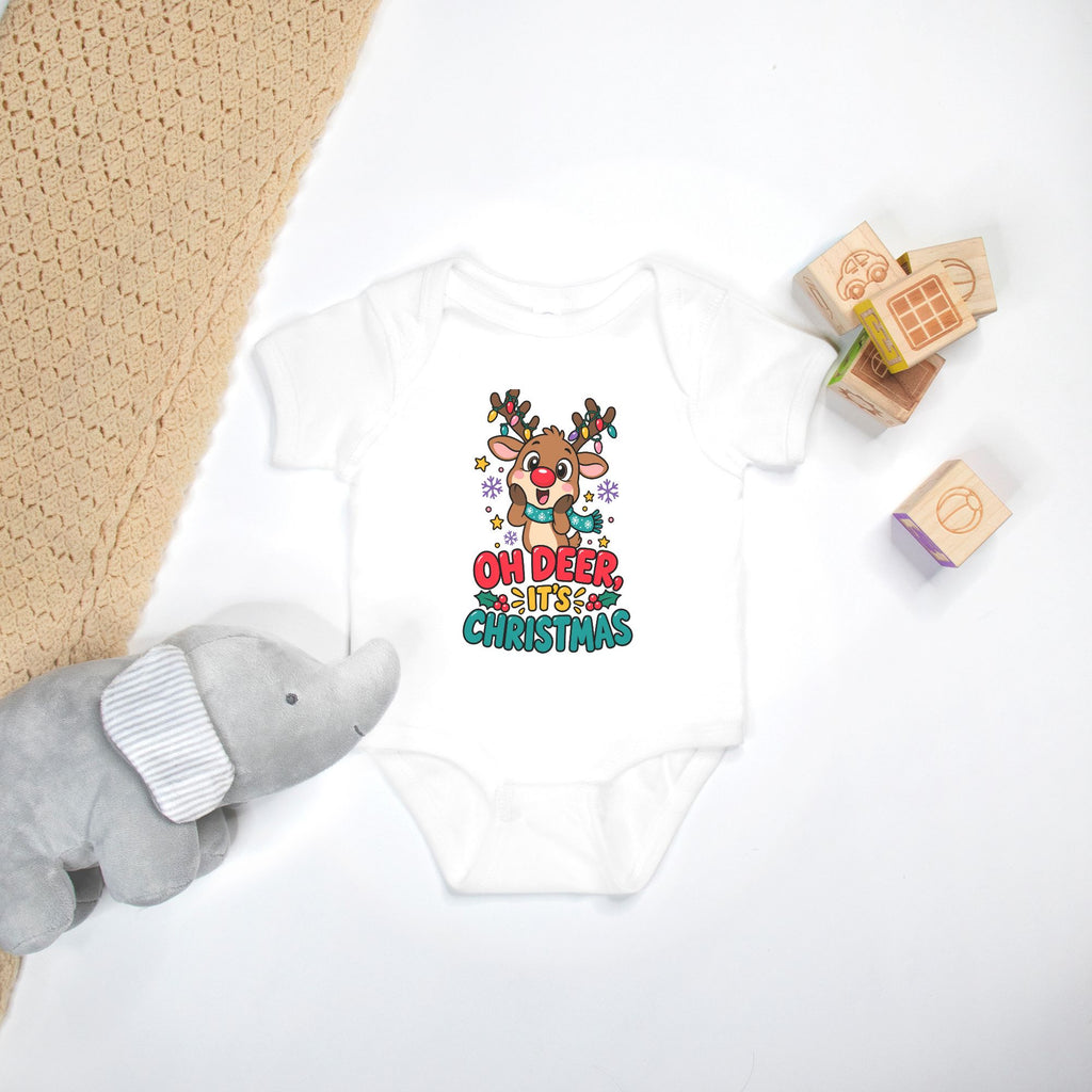 Oh Deer, It's Christmas - Baby Onesie