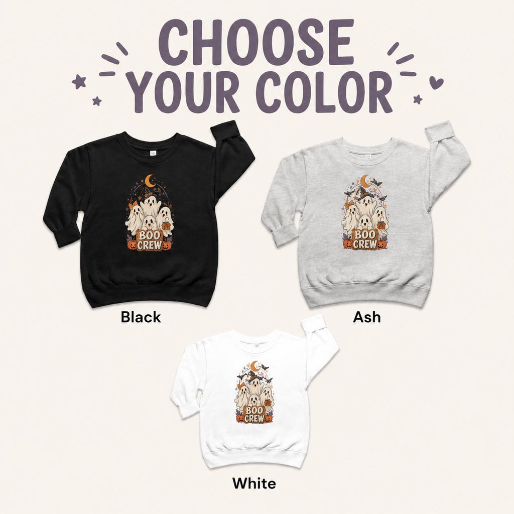 Boo Crew Toddler Halloween Sweatshirt