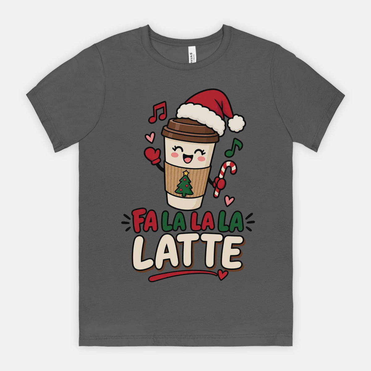 Fa La La La Latte - Adult Tee