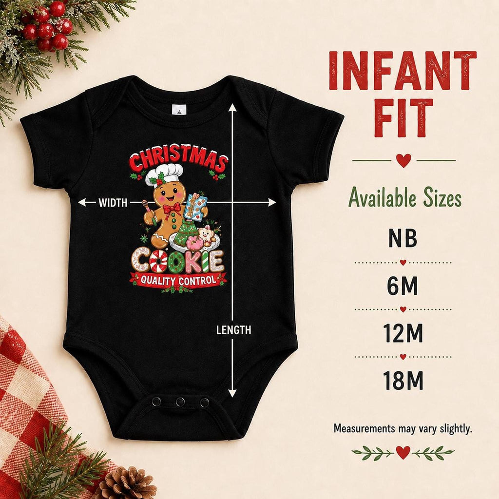 Cookie Tester Christmas Baby Bodysuit