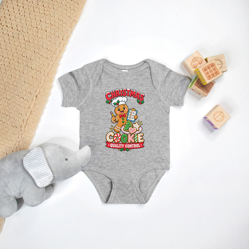 Christmas Cookie Quality Control - Baby Onesie