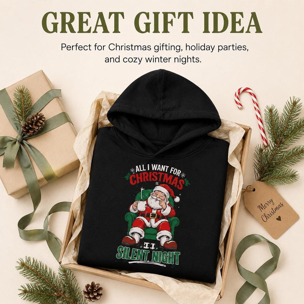 Silent Night Christmas Hoodie