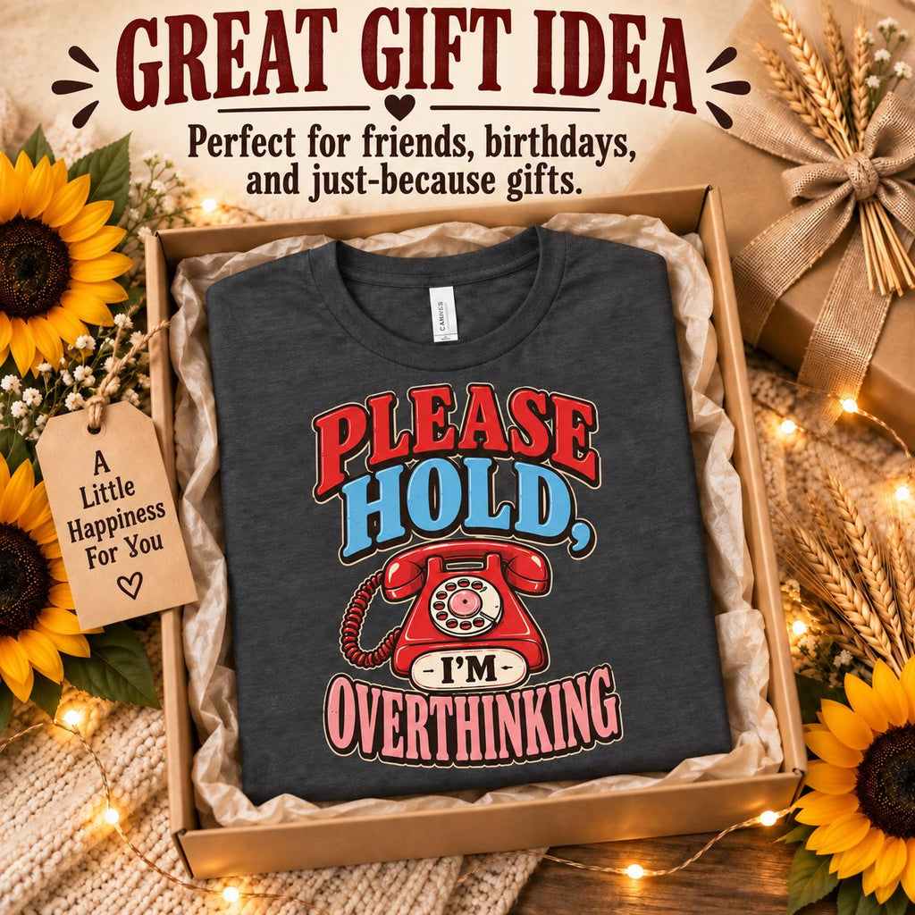 Please Hold, I’m Overthinking Tee
