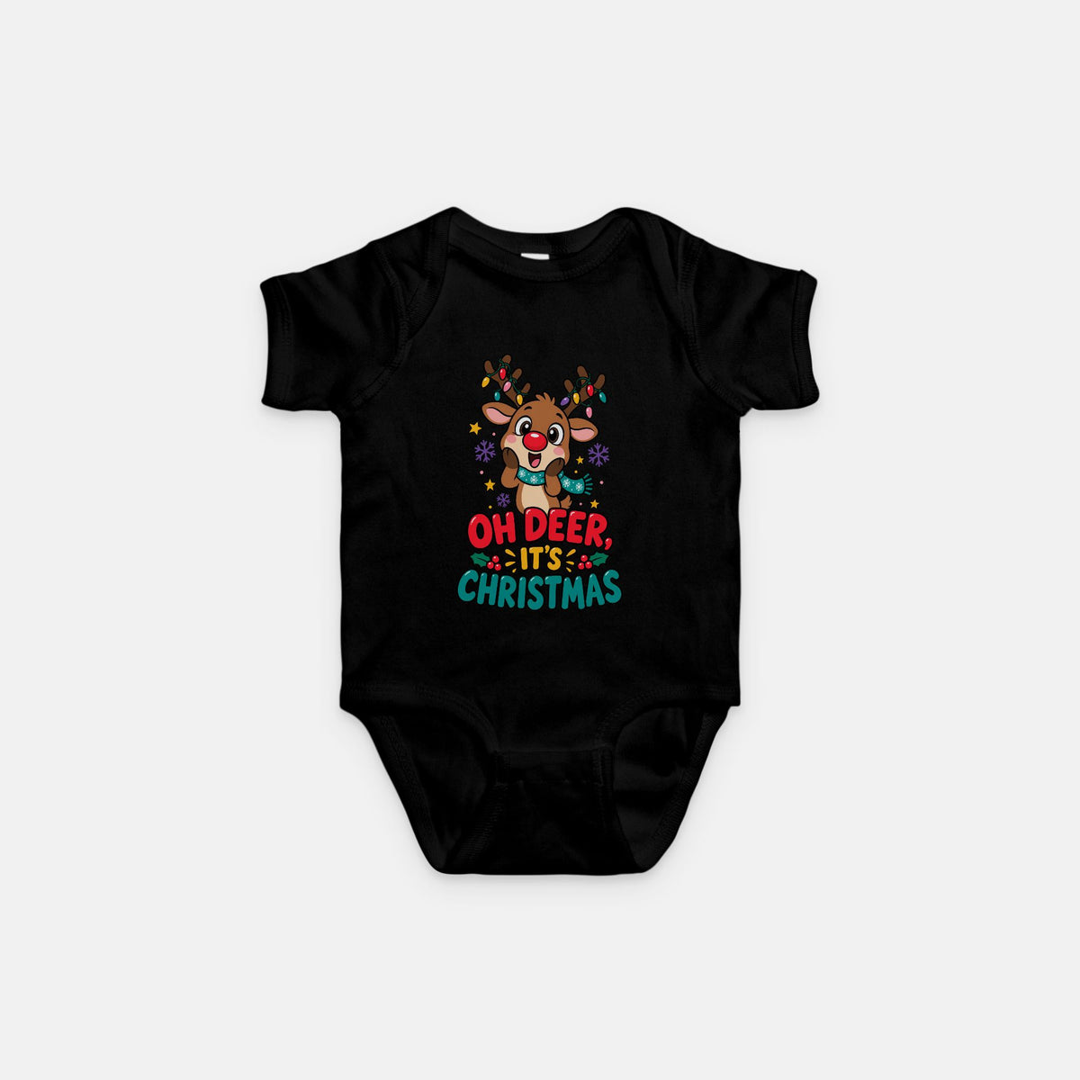 Oh Deer, It's Christmas - Baby Onesie