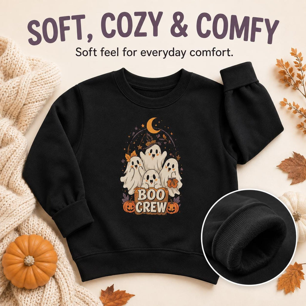 Boo Crew Toddler Halloween Sweatshirt