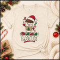 Fa La La Latte Christmas Coffee Shirt, Festive Holiday Tee, Coffee Lover Gift Christmas Tee