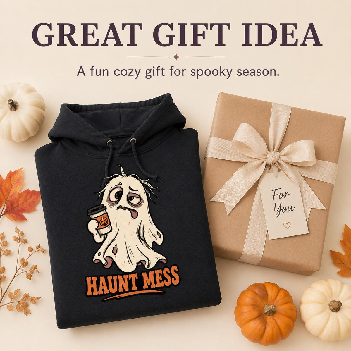 Haunt Mess Halloween Hoodie