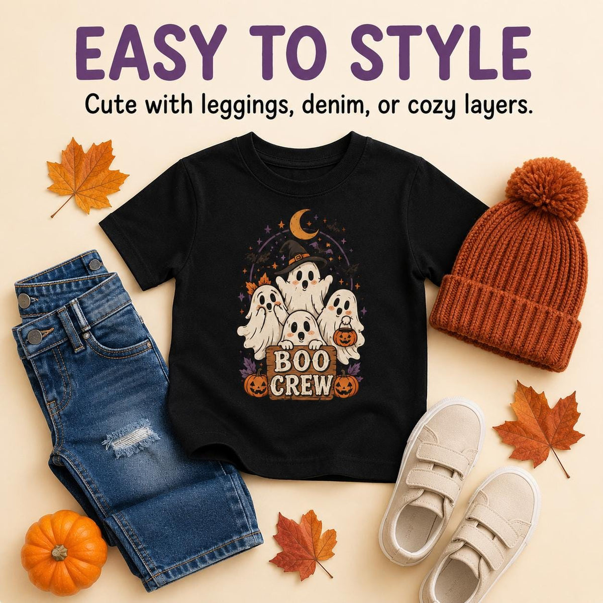 Boo Crew Toddler Halloween Tee