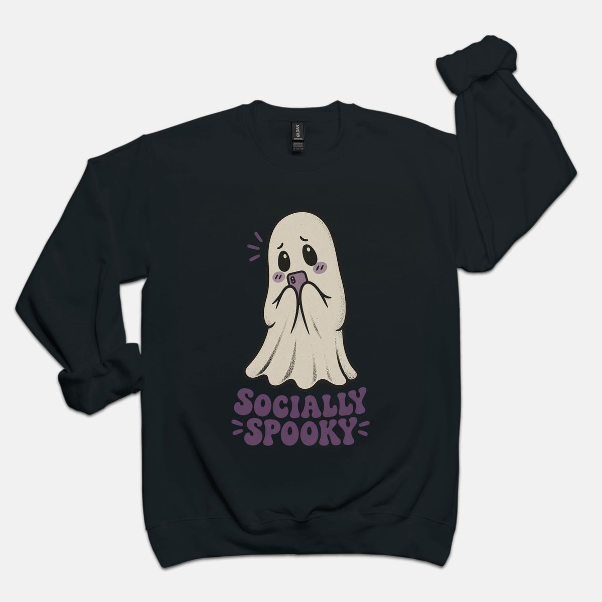 Socially Spooky - Adult Long Sleeve